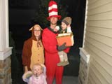 The Tanises go trick-or-treating
